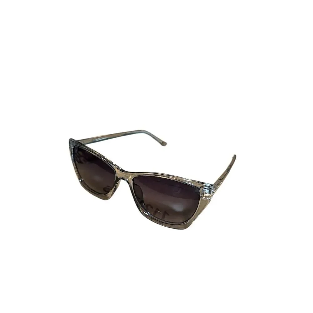 Cat Eye Sunglasses Gray Frame UV400 Protection